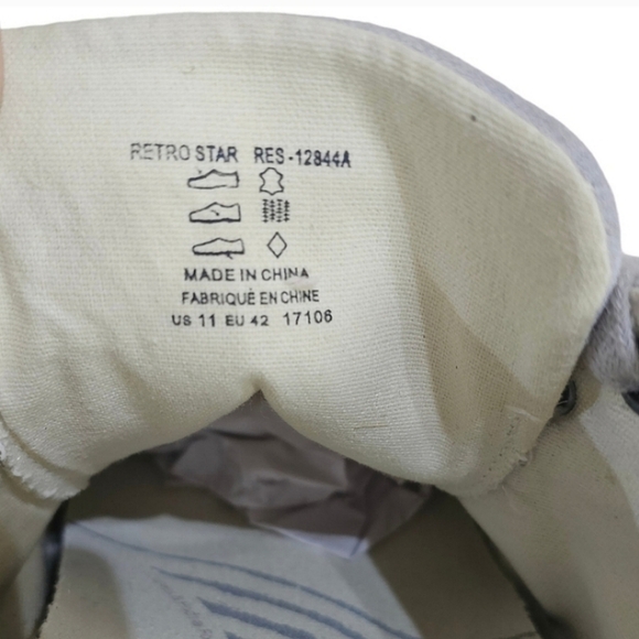 Taos Retro Star Sneakers Womens Light Gray Size 11 Lace Up Canvas Cushioned - Picture 10 of 10